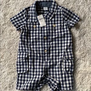 Baby gap 12-18 month gingham print outfit
